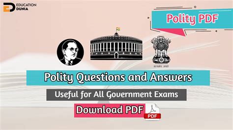 Indian Polity Questions Pdf Useful For Government Exams