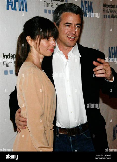 Actor Dermot Mulroney And Girlfriend Tharita Cesaroni Attend A Ifta