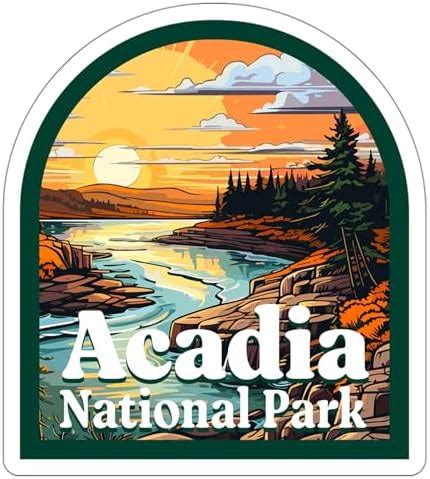 Amazon Acadia National Park Maine Sticker Adventure Souvenir Decal