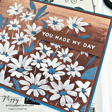 Handmade Card Made With The Cheerful Daisies Bundle By Stampin Up