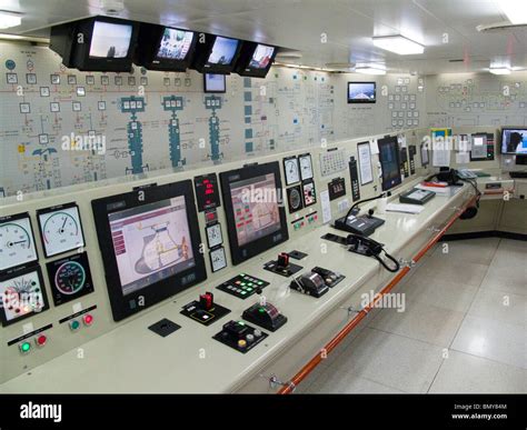 Eurodam Cruise Ship Engine Control Room Stock Photo 30102596 Alamy