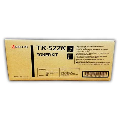 Cartucho De Toner KyoceraTK 522K OriginalNegro