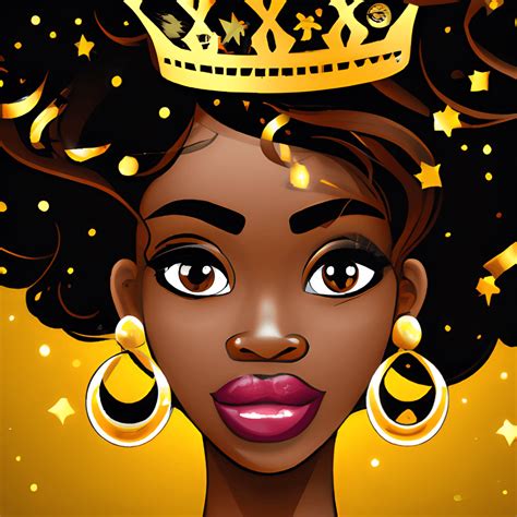 Belo Gr Fico De Arte Pop Da Princesa Afro Americana Da Disney