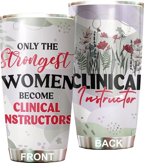 Dchyo Clinical Instructor Tumbler Stainless Steel Oz Funny Clinical