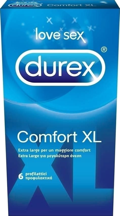 Durex Comfort XL Large Condoms 6 Προφυλακτικά Arnica gr Online