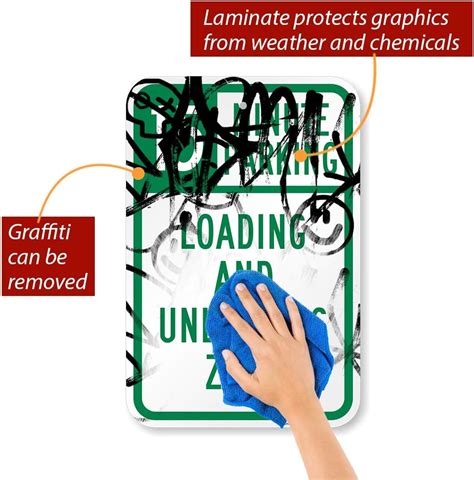 Buy Smartsign 15 Minute Parking Loading And Unloading Zone Sign 12 X