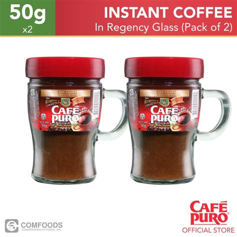 Cafe Puro Instant Coffee In Regency Cup 50g Lazada Ph