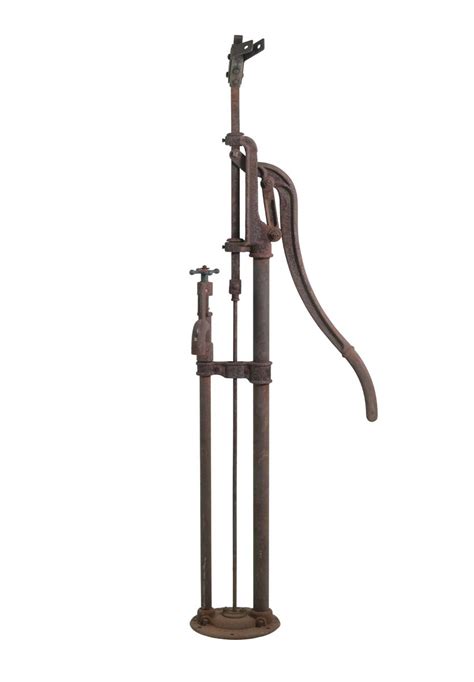 Iron Well Hand Pump With Functioning Mechanics And Spigot Olde Good