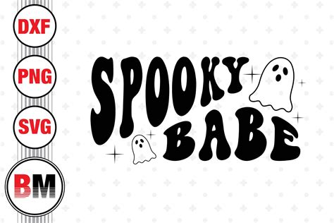 Spooky Babe Svg Png Dxf Files By Bmdesign Thehungryjpeg