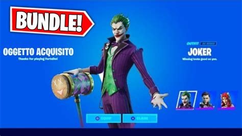 NUOVO BUNDLE DI JOKER In ARRIVO Su FORTNITE PACCHETTO RIDE BENE CHI