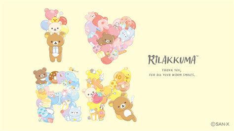 Rilakkuma Thank You For Smiles Wallpaper For Desktop & Mobile - Kawaii ...