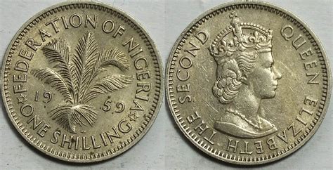 Nigeria 1 Schilling 1959 Vz MA Shops