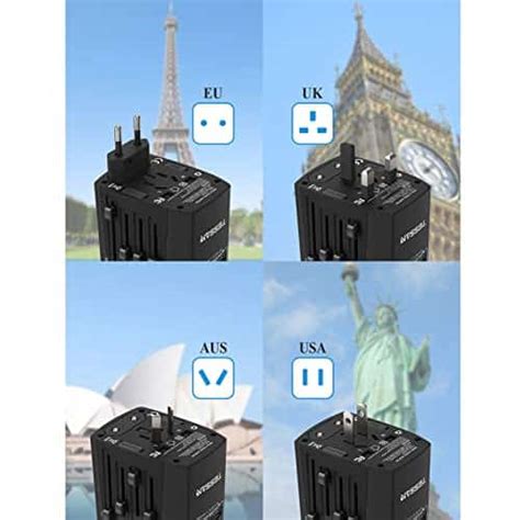 Reiseadapter Weltweit TESSAN Reisestecker Adapter Mit 4 USB TrusTrove