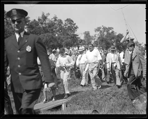 Babe Ruth At Commonwealth Country Club For Match With Ty Cobb Digital