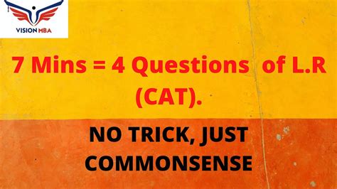 How To Solve Logical Reasoning Question Of Cat Useful For Xat Nmat