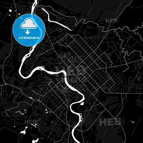 borovichi russia  vector map black  white hebstreits map vector black  white map