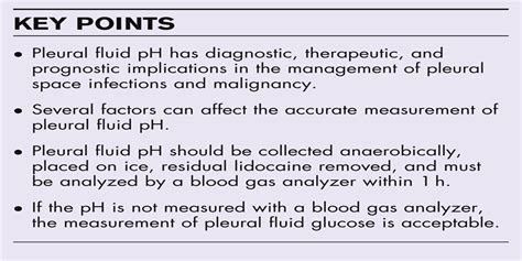 Do We Measure Pleural Fluid Ph Correctly Current Opinion In