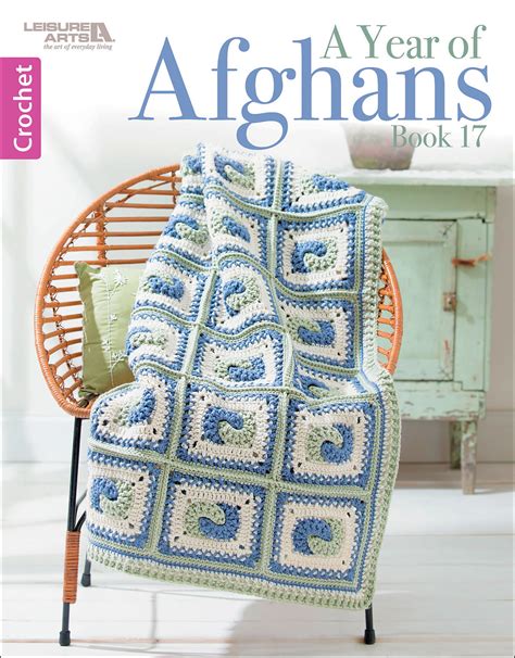 Leisure Arts 7050 A Year Of Afghans Book 17