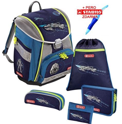 Školní aktovka Hama Step by Step Vesmírný pirát set | DetskyEshop.cz