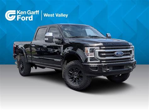 Pre Owned 2021 Ford F 350 Platinum 4 Door Crew Cab Truck In West Valley City Med35659w Ken