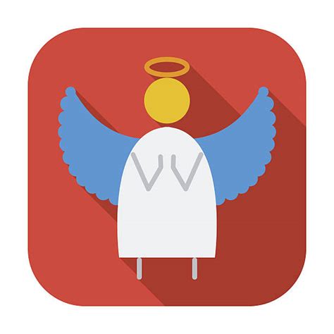 110+ Cute Angel Wings Halo Silhouette Stock Illustrations, Royalty-Free ...