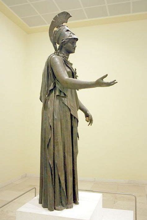 The Piraeus Athena A 4th Century Bc Bronze Statue Archaeological