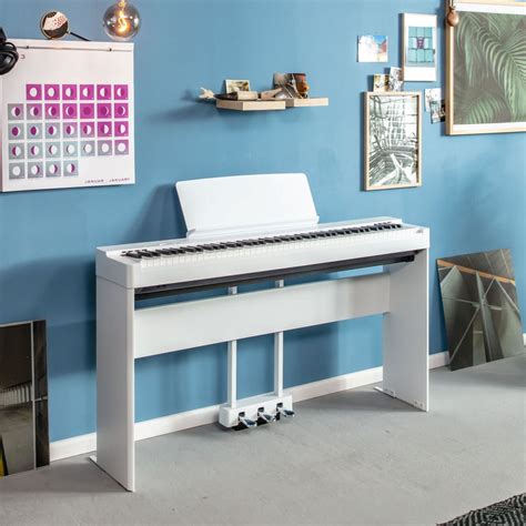 Yamaha P225 White Piano Elite Package Bonners Music