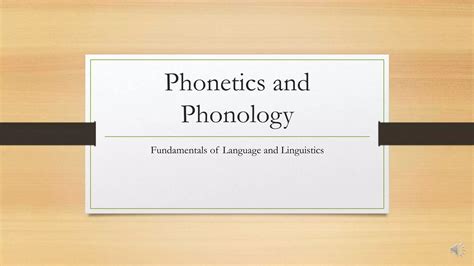 Phonetics Phonology Pptx