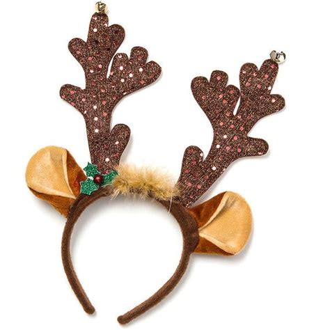 Holiday Sequin Reindeer Antlers Headband Antler Headband Reindeer