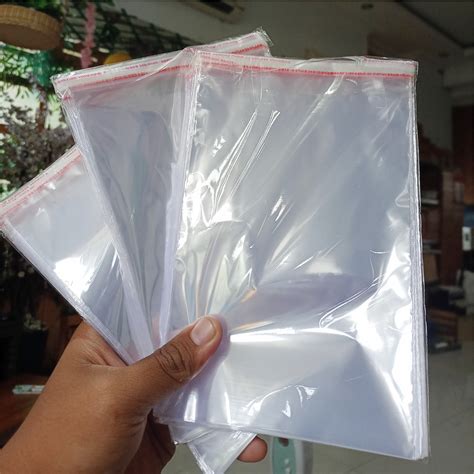 Jual Plastik Undangan Opp Polos X Cm Isi Lembar Shopee