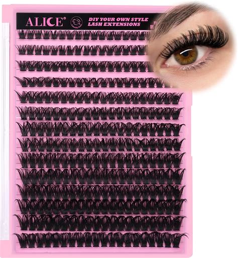 Amazon Alice Natural Lash Clusters C Curl Diy Eyelash Extensions