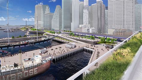 Financial District And Seaport Climate Resilience Master Plan New York Usa