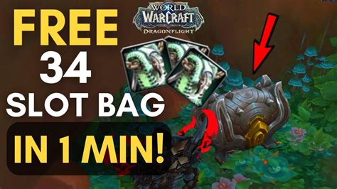 How To Get A Free Slot Bag Right Now Guide Dragonflight Wow