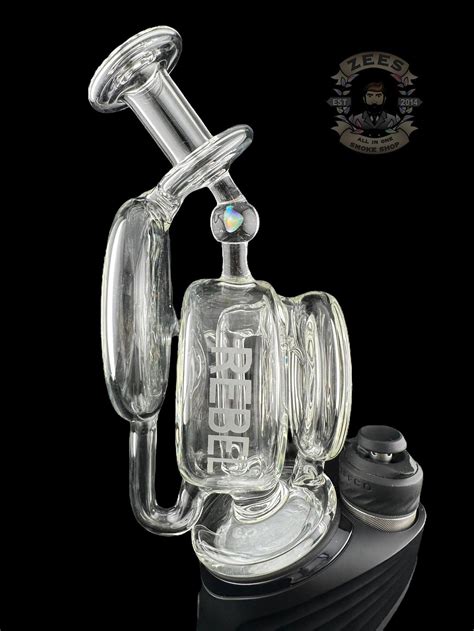 Rebel Glass Clearv2 Recycler Puffco Peak Attachment All In One Smoke Shop