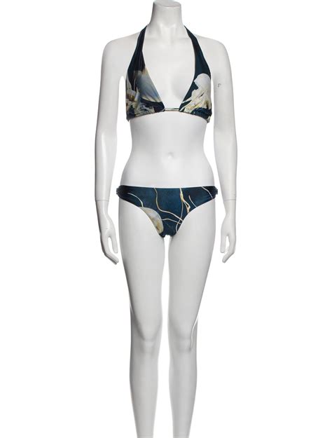 Lenny Niemeyer Printed Bikini Blue Swimwear Clothing Wlnei