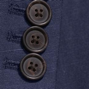 Navy Blue Wool Linen Suit Oliver Wicks