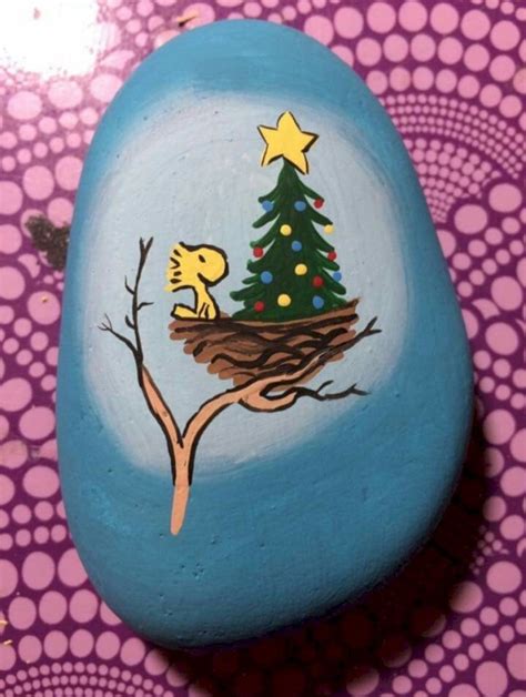 39 Beautiful Christmas Rock Painting Ideas Godiygocom