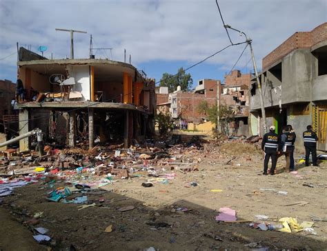 Huancayo Un Muerto Dos Heridos Y Casas Destruidas Deja Explosión De