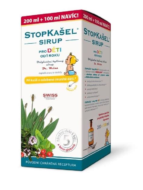 Dr Weiss StopkaŠel Pro Děti Sirup 200 100 Ml