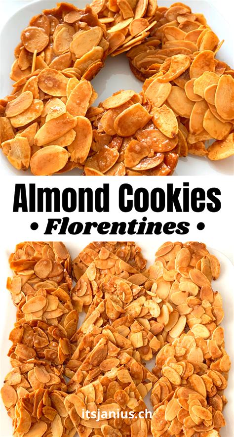 Almond Florentines Itsjanius Recipes Recipe Florentine Cookies