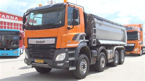 Daf Cf 460 Fad Cf85 8x4 Tipper Truck Rigid Exterior And Interior Youtube