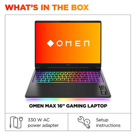 HP OMEN MAX 16" 240Hz Gaming Laptop Intel Core Ultra 9 275HX with 32GB