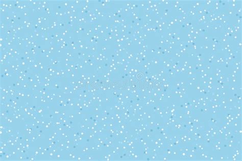 Winter Christmas Snow Seamless Pattern Stock Illustration