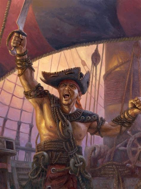 Mtgnexus Pirate Token Art By Matt Stewart