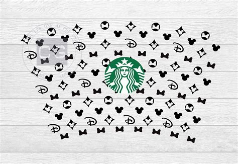 Disney Starbucks Wrap SVG