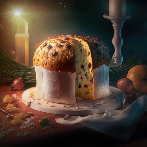 Premium Photo Panettone Is The Traditional Italian Dessert For Christmas