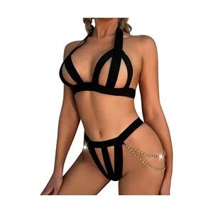 Cewifo Slip Bikini Nero Vita Alta Sgambato Mutande Donna Senza Cuciture