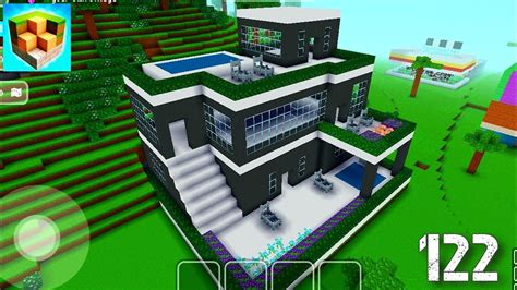 Modern Luxury House Block Craft 3D Building Simulator Games For Free