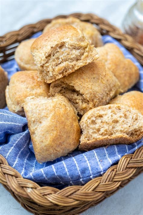 Easy Whole Wheat Rolls (Dairy-Free & Egg-Free)