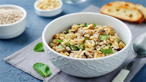 Insalata Di Orzo Con Melanzane Fresca E Saporita